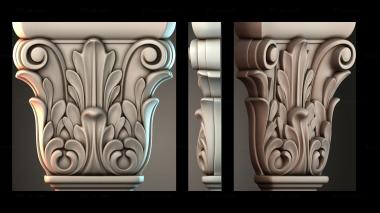Chapiters Top of the column 3d model