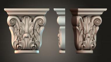 Chapiters Top of the column 3d model