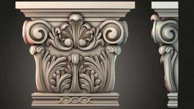 Chapiters Top of the column 3d model