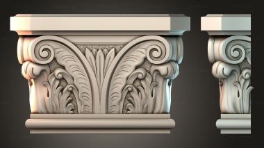Chapiters Top of the column 3d model