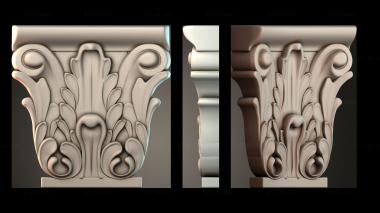 Chapiters Top of the column 3d model