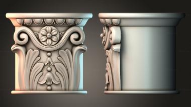 Chapiters Top of the column 3d model