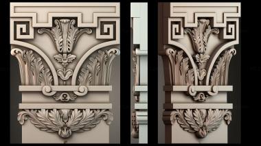 Chapiters Top of the column 3d model