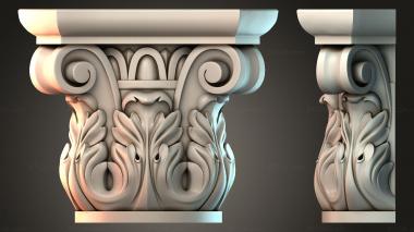 Chapiters Top of the column 3d model