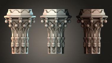 Chapiters Top of the column 3d model