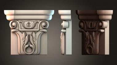 Chapiters Top of the column 3d model