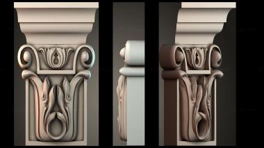 Chapiters Top of the column 3d model