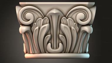 Chapiters Top of the column 3d model