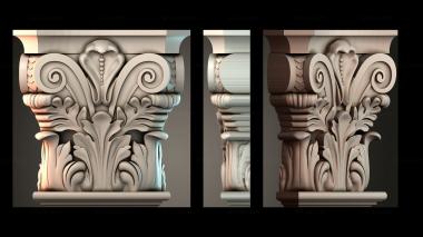Chapiters Top of the column 3d model