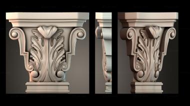Chapiters Top of the column 3d model