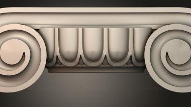 Chapiters Top of the column 3d model