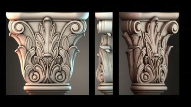 Chapiters Top of the column 3d model