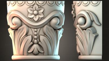 Chapiters Top of the column 3d model