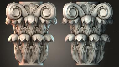 Chapiters Top of the column 3d model