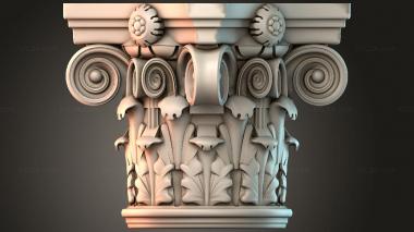 Chapiters Corithian capital 3d model