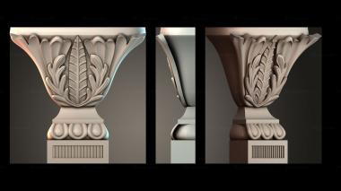 Chapiters Top of the column 3d model
