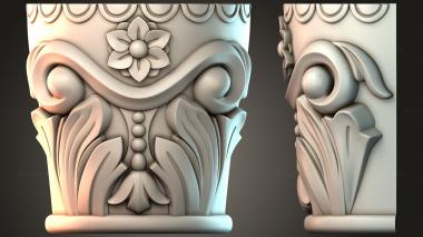 Chapiters Top of the column 3d model
