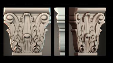 Chapiters Top of the column 3d model