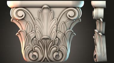 Chapiters Top of the column 3d model