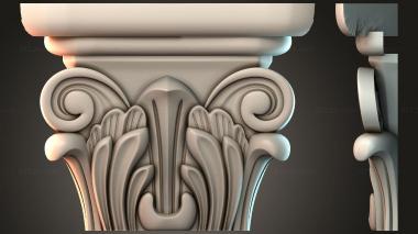 Chapiters Top of the column 3d model