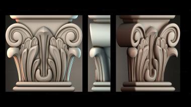 Chapiters Top of the column 3d model
