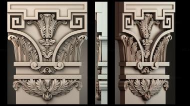 Chapiters Top of the column 3d model