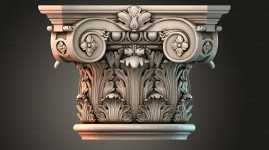 Chapiters Top of the column 3d model