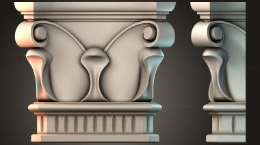 Chapiters Top of the column 3d model