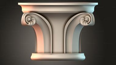 Chapiters Top of the column 3d model