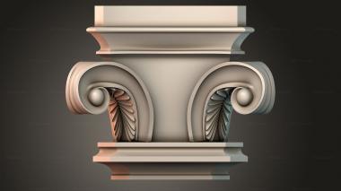 Chapiters Top of the column 3d model