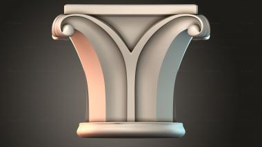 Chapiters Top of the column 3d model
