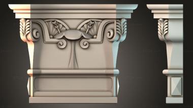 Chapiters Top of the column 3d model