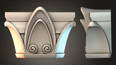 Chapiters Top of the column 3d model