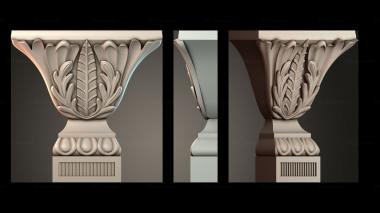 Chapiters Top of the column 3d model