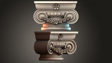 Chapiters Top of the column 3d model