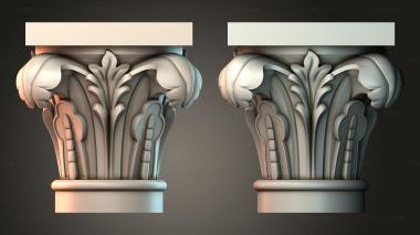 Chapiters Top of the column 3d model
