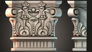 Chapiters Top of the column 3d model