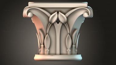 Chapiters Top of the column 3d model