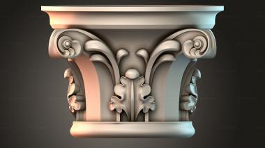 Chapiters Top of the column 3d model