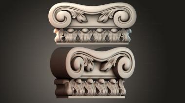Chapiters Top of the column 3d model