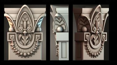 Chapiters Top of the column 3d model
