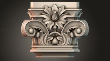 Chapiters Top of the column 3d model