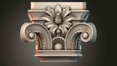 Chapiters Top of the column 3d model