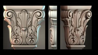 Chapiters Top of the column 3d model