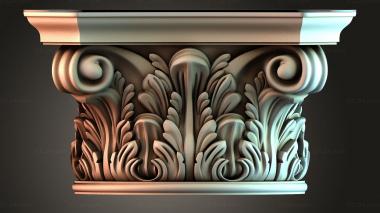 Chapiters Top of the column 3d model
