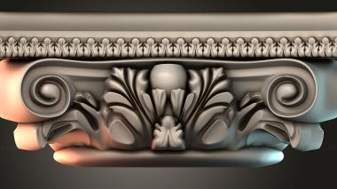 Chapiters Top of the column 3d model