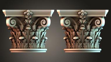Chapiters Top of the column 3d model