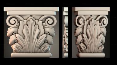 Chapiters Top of the column 3d model