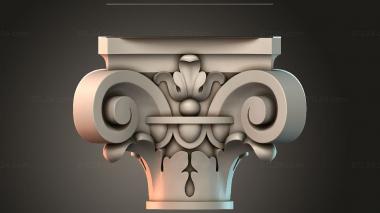 Chapiters Top of the column 3d model