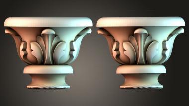 Chapiters Top of the column 3d model